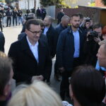 11.10.2019. Opatów. Wizyta premiera Mateusza Morawieckiego. / Wiktor Taszłow / Radio Kielce