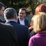 11.10.2019. Opatów. Wizyta premiera Mateusza Morawieckiego. / Wiktor Taszłow / Radio Kielce