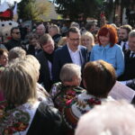 11.10.2019. Opatów. Wizyta premiera Mateusza Morawieckiego. / Wiktor Taszłow / Radio Kielce