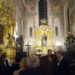 17.10.2019. Opatów. Wizyta ambasadorów w kolegiacie opatowskiej / Emilia Sitarska / Radio Kielce