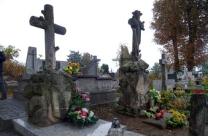 05.10.2019 Ostrowiec. Spacer po cmentarzu przy ulicy Denkowskiej / Emilia Sitarska / Radio Kielce
