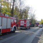 26.10.2019 Ostrowiec Świętokrzyski. Kolizja na ulicy Żeromskiego / Emilia Sitarska / Radio Kielce