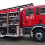 09.10.2019. Ostrowiec Świętokrzyski. Nowe samochody ratownicze-gaśnicze dla PSP w Ostrowcu Świętokrzyskim / Emilia Sitarska / Radio Kielce