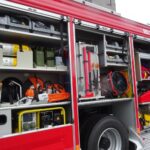 09.10.2019. Ostrowiec Świętokrzyski. Nowe samochody ratownicze-gaśnicze dla PSP w Ostrowcu Świętokrzyskim / Emilia Sitarska / Radio Kielce