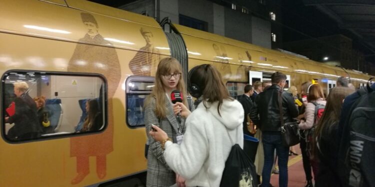 RADIO KATOWICE. Pomnik Wojciecha Korfantego w Warszawie. Uroczyste odsłonięcie - Radio Kielce Małgorzata Lachendro / Radio Katowice