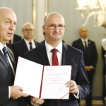 24.10.2019. Warszawa. Uroczystość wręczenia nowym posłom zaświadczeń o wyborze do Sejmu - na zdjęciu: Piotr Wawrzyk - Prawo i Sprawiedliwość / Jarosław Kubalski / Radio Kielce