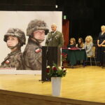 Kielce. 25.10.2019. Święto terenowych organów administracji wojskowej. Przemawia płk Jarosław Molisak - Szef WSzW w Kielcach / Wiktor Taszłow / Radio Kielce