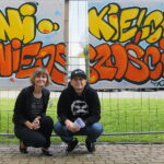 Kielce. 15.10.2019. Dni kultury niemieckiej w Muzeum Historii Kielc. Na zdjęciu: Iwona Grabczak - Muzeum Historii Kielc, Karol Patińo - Dirty Letters Studio / Wiktor Taszłow / Radio Kielce