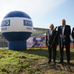 Kielce. 15.10.2019. Konferencja dotycząca budowy nowej siedziby TVP. Na zdjęciu (od lewej): Krzysztof Lipiec - poseł, Przemysław Predygier - dyrektor TVP3 Kielce, Krzysztof Słoń - senator / Wiktor Taszłow / Radio Kielce