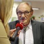 Kielce. 16.10.2019. Spotkanie autorskie. Stanisław Nyczaj - W stronę ekoliteratury. Na zdjęciu: Stanisław Nyczaj - prezes kieleckiego oddziału Związku Literatów Polskich / Wiktor Taszłow / Radio Kielce