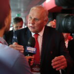 24.10.2019. Kielce. Konferencja „Bezpieczny Stadion”. Na zdjęciu: Jan Tomaszewski - legendarny bramkarz reprezentacji Polski / Wiktor Taszłow / Radio Kielce