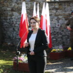 26.10.2019. Kielce. Uroczystości z okazji 80. rocznicy śmierci prezydenta Stefana Artwińskiego. Na zdjęciu: Marzena Okła-Drewnowicz - poseł PO / Wiktor Taszłow / Radio Kielce