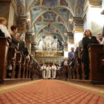 Kielce. 27.10.2019. Uroczystość odsłonięcia pomnika Przemysława Gosiewskiego. Msza święta w katedrze / Wiktor Taszłow / Radio Kielce