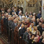 Kielce. 27.10.2019. Uroczystość odsłonięcia pomnika Przemysława Gosiewskiego. Msza święta w katedrze / Wiktor Taszłow / Radio Kielce