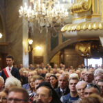 Kielce. 27.10.2019. Uroczystość odsłonięcia pomnika Przemysława Gosiewskiego. Msza święta w katedrze / Wiktor Taszłow / Radio Kielce
