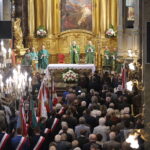 Kielce. 27.10.2019. Uroczystość odsłonięcia pomnika Przemysława Gosiewskiego. Msza święta w katedrze / Wiktor Taszłow / Radio Kielce