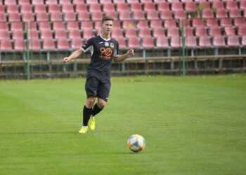 28.09.2019. Kielce. Derby regionu świętokrzyskiego. Korona II Kielce - KSZO Ostrowiec / Wiktor Taszłow / Radio Kielce