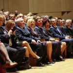 Kielce. 28.10.2019. Świętokrzyski Anioł Dobroci - Gala Finałowa. Na zdjęciu (w środku): Andrzej Bętkowski - marszałek województwa świętokrzyskiego, Renata Janik - wicemarszałek Województwa Świętokrzyskiego, Andrzej Pruś – przewodniczący Sejmiku Województwa Świętokrzyskiego / Wiktor Taszłow / Radio Kielce