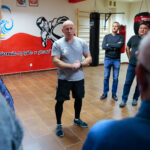 30.10.2019. Morawica. Remigiusz Kubas poprowadził warsztaty w Klubie Bokserskim „Garda” / Wiktor Taszłow / Radio Kielce