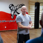 30.10.2019. Morawica. Remigiusz Kubas poprowadził warsztaty w Klubie Bokserskim „Garda” / Wiktor Taszłow / Radio Kielce