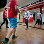 30.10.2019. Morawica. Remigiusz Kubas poprowadził warsztaty w Klubie Bokserskim „Garda” / Wiktor Taszłow / Radio Kielce