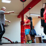 30.10.2019. Morawica. Remigiusz Kubas poprowadził warsztaty w Klubie Bokserskim „Garda” / Wiktor Taszłow / Radio Kielce