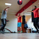 30.10.2019. Morawica. Remigiusz Kubas poprowadził warsztaty w Klubie Bokserskim „Garda” / Wiktor Taszłow / Radio Kielce