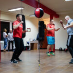 30.10.2019. Morawica. Remigiusz Kubas poprowadził warsztaty w Klubie Bokserskim „Garda” / Wiktor Taszłow / Radio Kielce