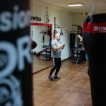 30.10.2019. Morawica. Remigiusz Kubas poprowadził warsztaty w Klubie Bokserskim „Garda” / Wiktor Taszłow / Radio Kielce