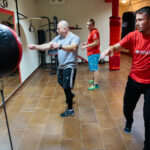 30.10.2019. Morawica. Remigiusz Kubas poprowadził warsztaty w Klubie Bokserskim „Garda” / Wiktor Taszłow / Radio Kielce