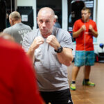 30.10.2019. Morawica. Remigiusz Kubas poprowadził warsztaty w Klubie Bokserskim „Garda” / Wiktor Taszłow / Radio Kielce