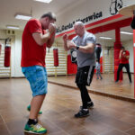 30.10.2019. Morawica. Remigiusz Kubas poprowadził warsztaty w Klubie Bokserskim „Garda” / Wiktor Taszłow / Radio Kielce