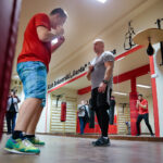 30.10.2019. Morawica. Remigiusz Kubas poprowadził warsztaty w Klubie Bokserskim „Garda” / Wiktor Taszłow / Radio Kielce