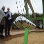 Cedzyna. 03.10.2019. Zagospodarowanie terenu wokół zalewu od strony gminy Masłów / Wiktor Taszłow / Radio Kielce