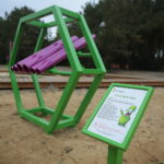 Cedzyna. 03.10.2019. Zagospodarowanie terenu wokół zalewu od strony gminy Masłów / Wiktor Taszłow / Radio Kielce