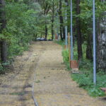 Cedzyna. 03.10.2019. Zagospodarowanie terenu wokół zalewu od strony gminy Masłów / Wiktor Taszłow / Radio Kielce