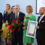 lewej): Andrzej Bętkowski - marszałek województwa świętokrzyskiego, Dorota Łukomska - burmistrz Stąporkowa, Mariusz Gosek - członek Zarządu Województwa Świętokrzyskiego / Wiktor Taszłow / Radio Kielce