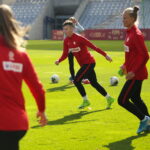 Kielce. 07.10.2019. Trening reprezentacji polski w piłce nożnej kobiet / Wiktor Taszłow / Radio Kielce