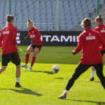 Kielce. 07.10.2019. Trening reprezentacji polski w piłce nożnej kobiet / Wiktor Taszłow / Radio Kielce