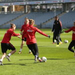 Kielce. 07.10.2019. Trening reprezentacji polski w piłce nożnej kobiet / Wiktor Taszłow / Radio Kielce