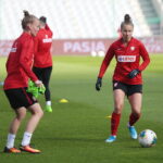 Kielce. 07.10.2019. Trening reprezentacji polski w piłce nożnej kobiet / Wiktor Taszłow / Radio Kielce