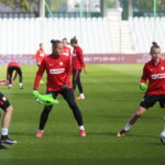 Kielce. 07.10.2019. Trening reprezentacji polski w piłce nożnej kobiet / Wiktor Taszłow / Radio Kielce