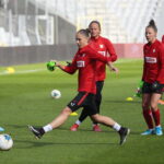 Kielce. 07.10.2019. Trening reprezentacji polski w piłce nożnej kobiet / Wiktor Taszłow / Radio Kielce