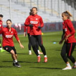 Kielce. 07.10.2019. Trening reprezentacji polski w piłce nożnej kobiet / Wiktor Taszłow / Radio Kielce