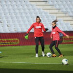 Kielce. 07.10.2019. Trening reprezentacji polski w piłce nożnej kobiet / Wiktor Taszłow / Radio Kielce