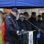 Bieliny. 08.10.2019. Otwarcie Posterunku Policji. Przemawia Paweł Dierżak - komendant wojewódzki / Wiktor Taszłow / Radio Kielce