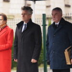 Bieliny. 08.10.2019. Otwarcie Posterunku Policji. Na zdjęciu (od lewej): Agata Wojtyszek - wojewoda świętokrzyski, Krzysztof Słoń - senator, Andrzej Bętkowski - marszałek województwa świętokrzyskiego, Sławomir Kopacz - Wójt Gminy Bieliny / Wiktor Taszłow / Radio Kielce