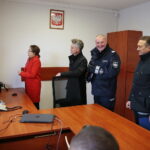 Bieliny. 08.10.2019. Otwarcie Posterunku Policji. Na zdjęciu (od lewej): Agata Wojtyszek - wojewoda świętokrzyski, Krzysztof Słoń - senator, Paweł Dierżak - komendant wojewódzki, Mirosław Gębski – starosta kielecki / Wiktor Taszłow / Radio Kielce