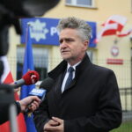 Bieliny. 08.10.2019. Otwarcie Posterunku Policji. Na zdjęciu: Krzysztof Słoń - senator / Wiktor Taszłow / Radio Kielce