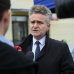 Bieliny. 08.10.2019. Otwarcie Posterunku Policji. Na zdjęciu: Krzysztof Słoń - senator / Wiktor Taszłow / Radio Kielce